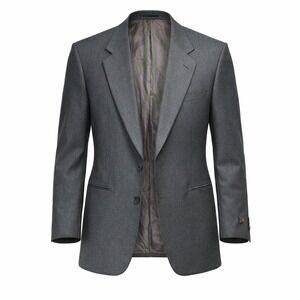 Vintage LeBaron Wool Blazer Men's Size 42R Union Made USA Gray Model‎ Howell New